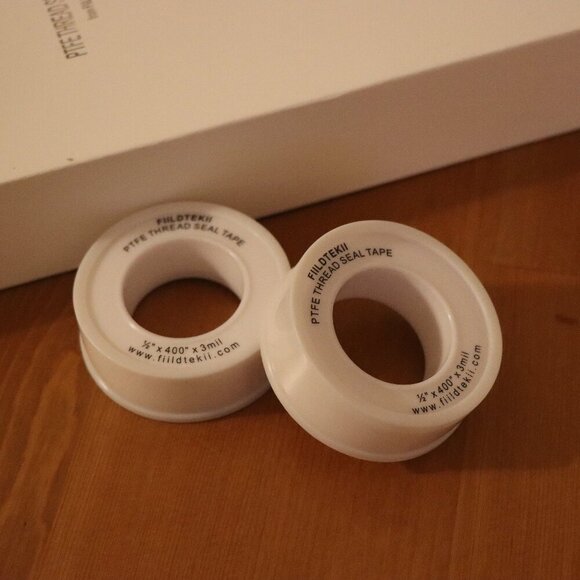1/2" inch PTFE thread seal tape, new unused rolls, 10-pack - Picture 2 of 6